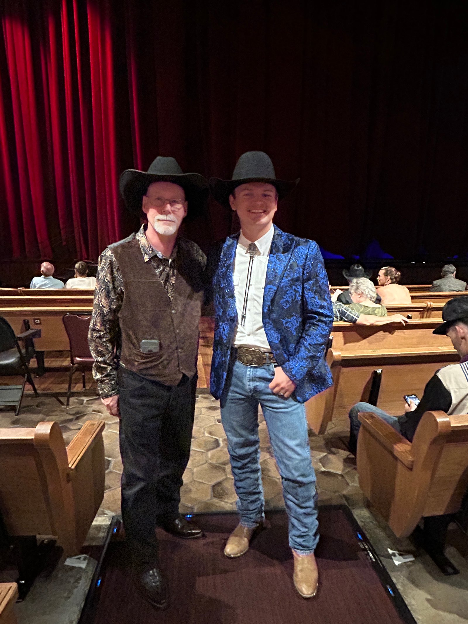 Al with Indiana based singer/songwriter Preston McCabe at the 2026 Josie Awards.